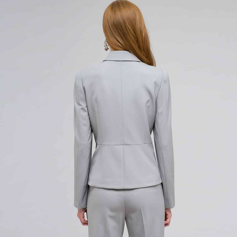 1 Button Jacket, Slate, large